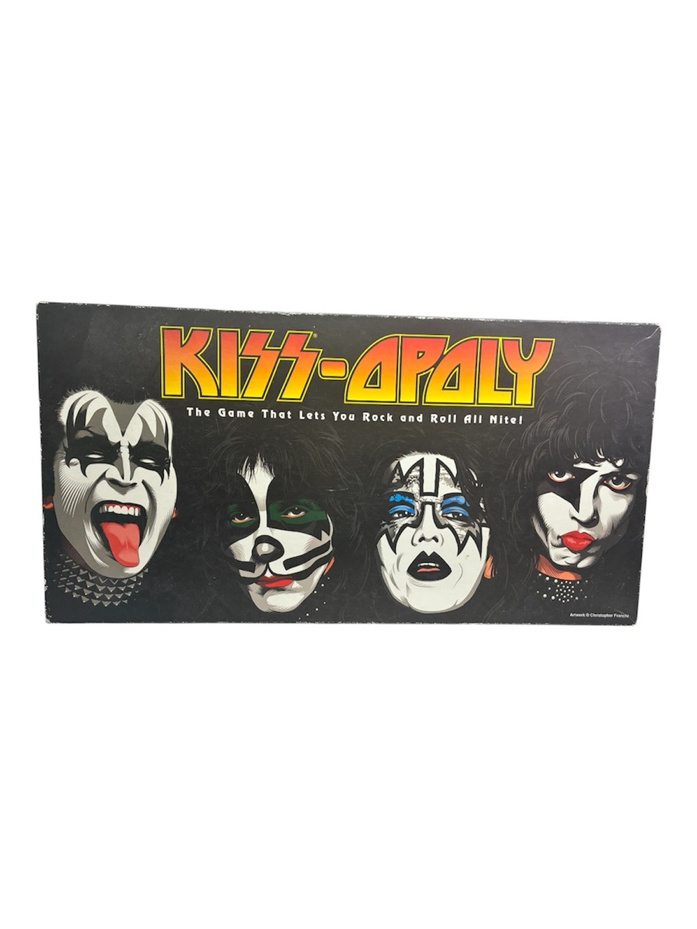 Kissopoly Board Game Kiss Monopoly Late for the Sky, 2003 Complete